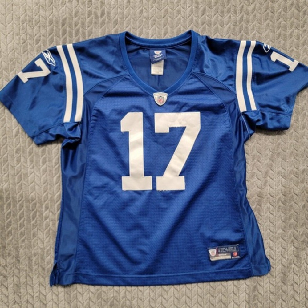 Reebok NFL On-Field Womens Indianapolis Colts Austin Collie #17 Jersey Sz Large
